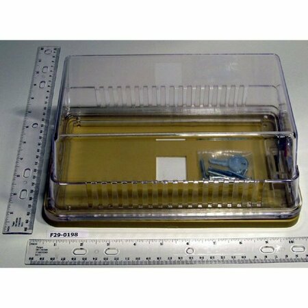 EMERSON THERMOSTATS Clear Plastic Thermostat Guard With Ring & Solid Base Replaces F29-0144 F29-0228 F290918